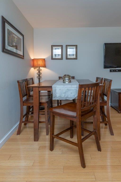 dining area with table